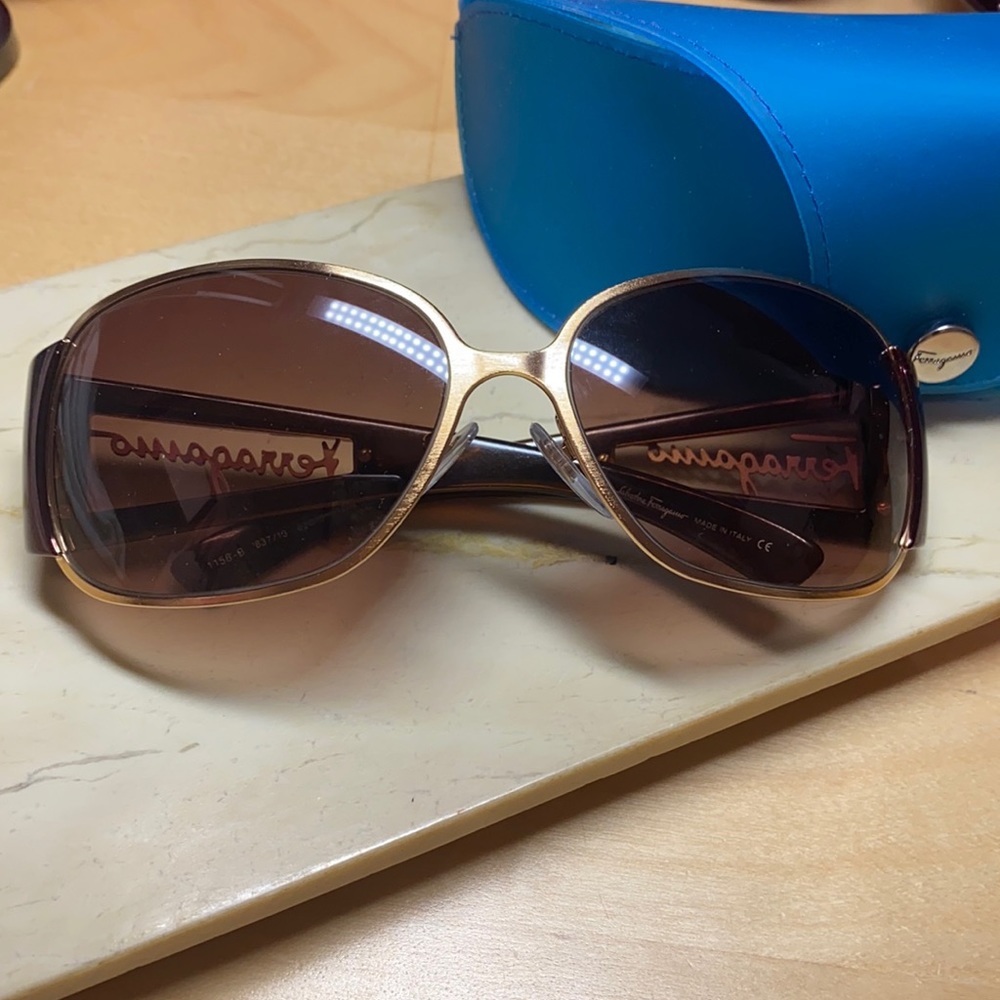 New Authentic Ferragamo Sunglasses